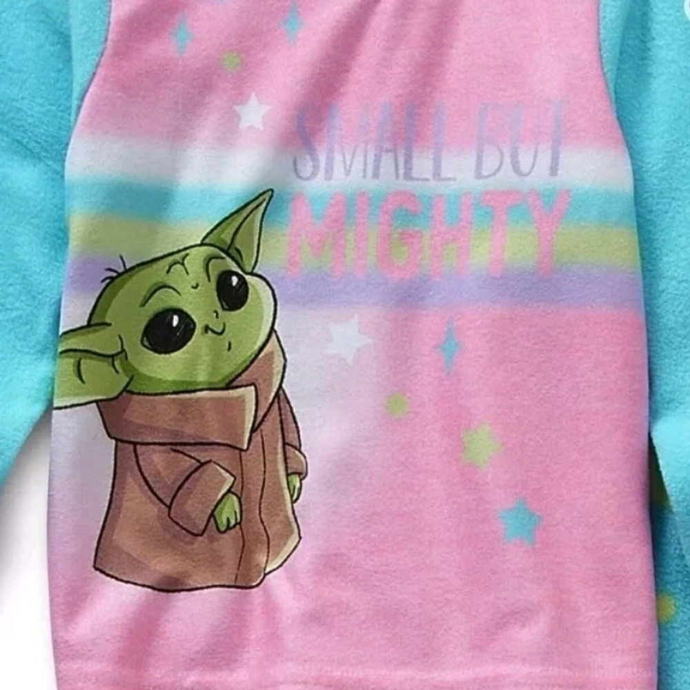 Star Wars Toddler Girls The Mandalorian Grogu The Child Baby Yoda Pajama Set - Picture 2 of 4